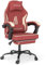 NSMAZXO Gaming Stuhl mit Fußstütze Ergonomisch mit Kopfstütze& Lendenkissen-Bürostuhl mit Premium- Technikstoff&130kg Tragfähig für Esports/Homeoffice/Zocken (Erwachsene/Jugendliche/Kinder)