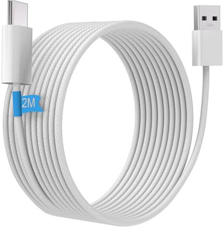 Car Carplay Cable USB C for iPhone16/15,2M USB A to USB C Woven Car Charger Cord Compatible for Apple iPhone 16e/16 Pro max/16 Pro/16 Plus,15 Pro/15 Plus,Charging Cord for AirPods/Samsung Android Auto