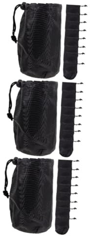 Abaodam 3 Sätze Masonglasabdeckung Schwarz Großes Einmachglas Wiederverwendbar Einmachglas Ärmel Mund Sprossenglasdeckel Deckel Für Einmachgläser Sprossenglashülse Polyester 12 Stück * 3