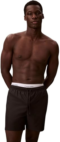 Calvin Klein Pantaloni da Bagno da Uomo, Taglia M, con Coulisse, LV00N61023, Nero (Nero), 3XL