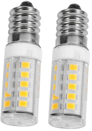 SHINEOFI 2Piezas Bombilla LED de Reemplazo para Electrodomésticos de Cocina de Energía y Cálida para Ventiladores y Máquinas de Coser