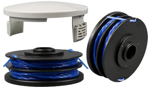 Lot de 3 bobines de rechange pour débroussailleuse Ryobi RLT4027, RLT4125, RLT5027, RLT6030, RLT5127, RLT6130-5132002670