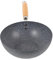 MUCKLILY Padella Wok Piccola Antiaderente in 20Cm Utensile in Alluminio Facile da per Uso e Leggera