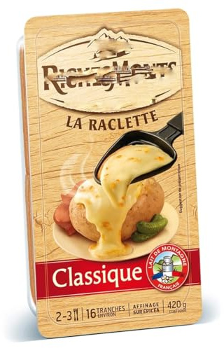 Richez Montt Classic Raclette Cheese, 420g Pack of 2
