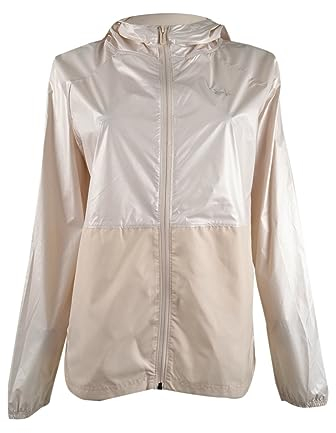 Under Armour Damen Oberteil Metallic Woven Fz, Rosa, M, 1349347-675
