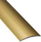 Gedotec Profilo Transizione Laminato | Profilo 40 x 1000 mm | 1 Pezzo | Alluminio Ottone Anodizzato | Vinile Binario di transizione, Autoadesivo Profilo per pavimento ad arco