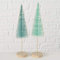 BOLTZE Deko Baum Bäumchen Dekoaufsteller H 30 cm grün Kunststoff 2er Set
