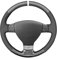 MEWANT Lenkradbezug Hand Nähen Suede und PU-Kohlefaser Auto Lenkradhülle für Golf 5 (V)/ für Golf Plus/ für Polo/ für Jetta/ für Passat/ für Passat Variant/