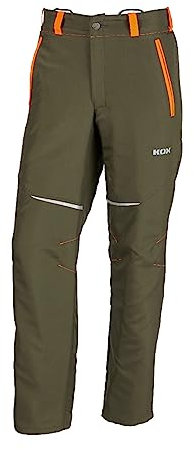KOX Schnittschutzhose Vento 3.0 Grün/Orange Gr. 64