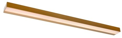LUCIDE ALEXA - Wandleuchte Badezimmer - LED - 1x13W 3000K - IP44 - Mattes Gold/Messing