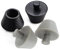 Gativs Tapon Universal para Lavabo 16 Piezas Tapones Universales de Silicona para Bañera Tapón de Drenaje de Silicona Tapón de Drenaje Desmontable Tapones para Desagüe de Fregadero (Negro,Gris)
