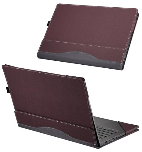 XJchen Laptop Cover Compatible with Lenovo ThinkBook V15 G2 G3 G4 G5 ThinkPad L15 IdeaPad 1 3 15ALC7 15AMN7 15IJL7 15ITL6 15IAU7 Slim 3 15IRU8 Sleeve Protective Skin Case Pouch (Wine red)