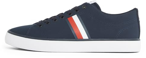 Tommy Hilfiger Herren Vulcanized Sneaker Core Stripes Mesh Low Top