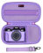 XANAD 4K Digital Camera Case for Sony Alpha 6100,6000,6700,6600,6400/ RX100 VII or Sony Alpha ZV-1,ZV-1F,ZV-E10,ZV-E10 II 4K Vlogging Camera (Purple)