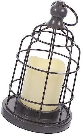 Ciieeo Laterne Dekorativ Led Für Außen Hängeleuchten Kerzenlaterne Vogelkäfig Optik Party Zelten Bäume Türen Beleuchtungslampe Umgebungslicht