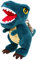 ZUNOXAZ Plüsch Dinosaurier Schlüsselanhänger Niedliches Kuscheltier Pendant für Taschen Rucksäcke und Schlüssel Einzigartiges für Dino Fans Blau