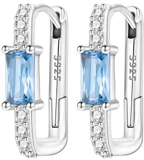 Creolen Silber 925 Klein Ohrringe für Damen Ohrhänger Silber 925 Set Hypoallergen Creolen Geschenke zum für Damen