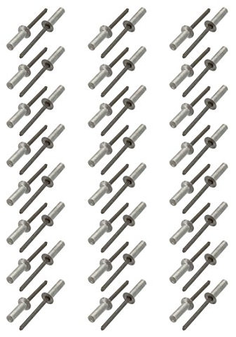 Sourcingmap 5 mm x 18 mm Aluminium Senkkopf geschlossen Ende Blind Nieten Verschluss 50