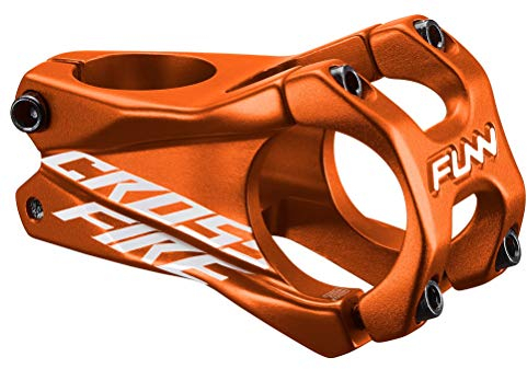 Funn Crossfire Mountainbike Vorbau mit 31,8 mm Lenkerklemmung - Langlebiger und Leichter Legierungs-Vorbau für Mountainbike und BMX-Bike, Länge 50 mm Vorbau (Orange)