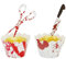 YuBoBo Halloween-Cupcake-Aufsätze, Horror-Kuchen, Halloween-Dekoration, Blutfleck, Kuchenmesser, Schere, Lebensmitteldekoration, Party-Lieferanten (24)