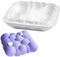 DUBENS Mousse-Kuchenform, Silikon Backform/Muffinform für Muffins, Cupcakes, Kuchen, Pudding, Eiswürfel und Gelee, Brotbackform, 3D Backformen DIY Mold (Blasen Wolke)