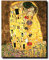 Shukqueen Kit de Peinture à l'huile pour Adultes et Enfants débutants – Klimt's Kiss 16x20(40x50cm) Klimt's Kiss Replica (Frameless)