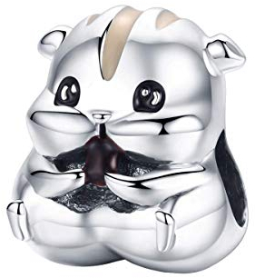 NewL Animal Collection 925 Sterling Silber Schöne Hamster Perlen passen Charms Armbänder & Armreifen DIY Schmuckherstellung