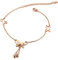 Kim Johanson Edelstahl Damen Fußkettchen *22 Styles* in Roségold mit einem starken Karabinerverschluss inkl. Schmuckbeutel (Summer)