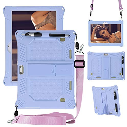 Case for Pritom Tronpad M10 10 Inch Tablet/VUCATIMES N10 10-Inch, Soft Kid Friendly Light Weight Build in Kickstand Protective Case for Pritom Tronpad M10 10 Inch Tablet/VUCATIMES N10 10-Inch, Purple