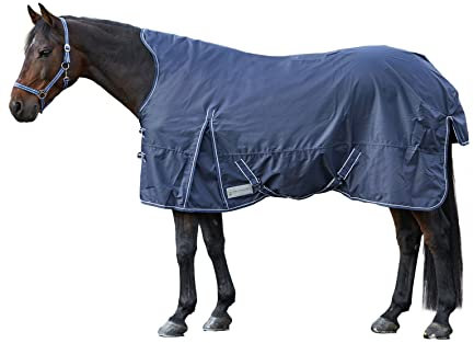WALDHAUSEN Outdoordecke Economic, High Neck 200 g, Nachtblau, 125 cm, 125 cm, blau