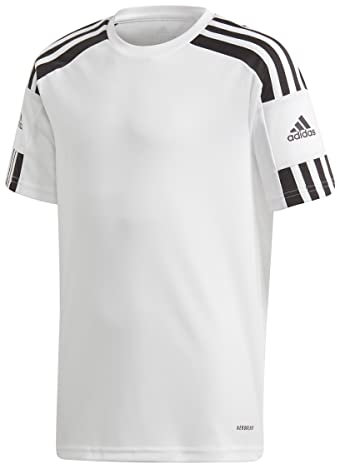 adidas Jungen Squadra 21 Jersey, White / Black, 7-8 Years