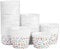 Angoily 100 Bols De Crème Glacée En Papier, Crème Glacée Tasse, Gobelets En Papier à Dessert Pour Ice Cream, Dessert, Yaourt, Gâteau