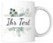 STEMPEL-FABRIK – personalisierbare Keramiktasse mit Namen – Aquarell Motiv Blumenrahmen – bedruckte Kaffeetasse ideal geeignet für den Genuss von Kaffee und Tee – Geschenkidee für jeden Anlass