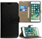 ProGadgetsLtd Case Compatible For iPhone 7 8 SE 2nd 3rd Generation Phone Case Leather Flip Folio Book Wallet Stand Shockproof Cover Black