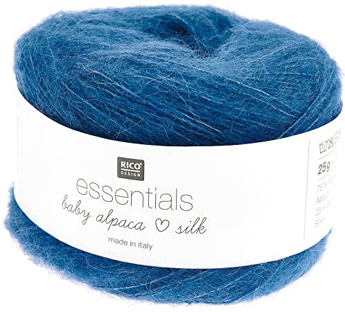 Rico Essentials Baby Alpaca Loves Silk 011 blau