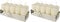 PAPSTAR 10 Stumpenkerzen ? 40 mm 90 mm Creme Blockkerzen Kerzen (Elfenbein | 2 Packungen)