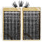 Cluster Cils QUEWEL Cils Individuels 480 Pcs DIY Extensions de Cils Bande Mince Cils Cluster D Curl MIX10-18 Faux Cils Individuels Soft-Light Pour Usage Domestique (QU07 D MIX10-18)