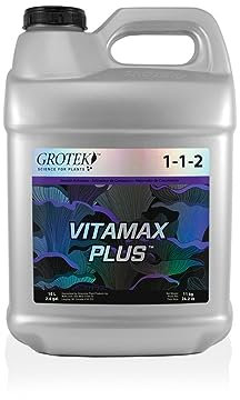 GROWMANIA Fertilizante Vitamax Plus de Grotek 10L | Abono Estimulador de Floración y Frutos de Plantas y Cultivos