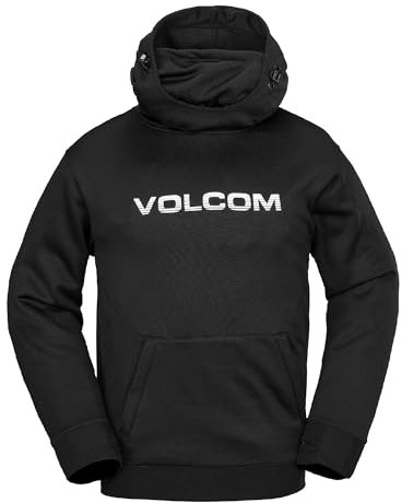 Volcom Herren Hydro Hooded Fleece Riding Hoodie Kapuzenpullover, Schwarz S5, M