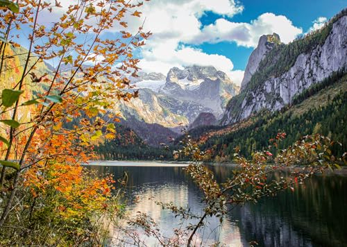 Ravensburger Puzzle 12000834 - Vorderer Gosausee - 1000 Teile Puzzle für Erwachsene ab 14 Jahren