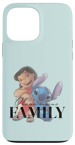 Hülle für iPhone 13 Pro Max Disney 100 Anniversary Lilo & Stitch D100 Zitat Ohana