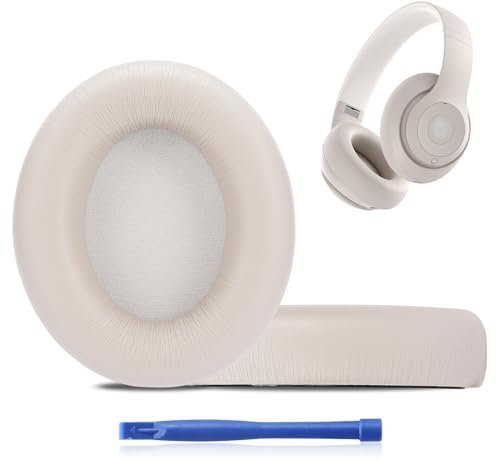 MC magic cushion Ersatz-Ohrpolster für Beats Studio Pro, hochdichter, stoßdämpfender Schaumstoff, Proteinleder, passt nicht auf andere Studio-Modelle (Sandstein)