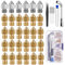 30 Stück Düsen, 0,4 mm Düsen,3D-Drucker Messing,Stainless Steel-Hotend-Düsen mit für Creality Ender 3 V2 /Ender 3/Ender 3 Pro/Ender 3 Max/Ender 5 Pro, Ender 3 S1/Ender 3 Neo/CR 10 Serie ...…