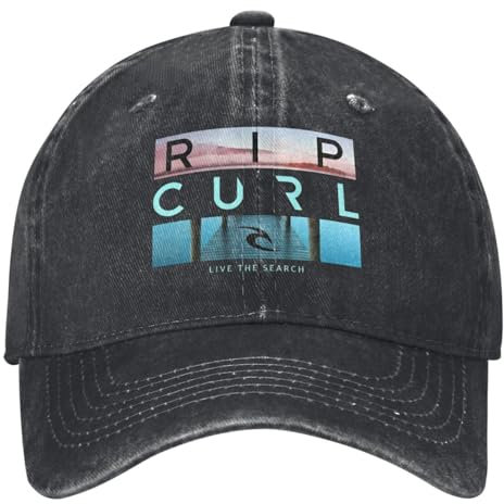 Rip Live Die Suche Schönheit Curl Logo Baseballkappe Outdoor Retro Hip Hop Papa Hüte Unisex Männer Sonnenschirm Baseballkappen Outdoor Freizeitgeschenk