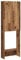 vidaXL Waschmaschinenschrank Altholz-Optik 64x25,5x190 cm, Waschmaschinenregal, Badezimmerregal, Waschraumschrank, Badezimmerschrank, Badezimmermöbel