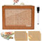 Soodyoow Spardose aus Holz, Wiederverwendbare Spardose, Spardose mit Zähler, Sparbox mit Zahlen Ankreuzen, Retro Sparbüchse Aufbewahrungsbox, für Erwachsene und Kinder mit Sparziel (5000€)