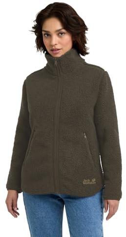 Jack Wolfskin Damen High Curl Jkt W, Obsidian Moss, S EU
