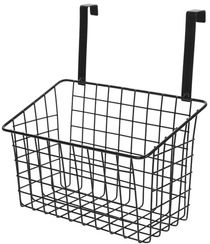 Cabilock Hängender Draht-aufbewahrungskorb Für Küche Und Bad Eisenkorb Zum Aufhängen An Wand Oder Regal Geräumiger Organizer Für Kleinigkeiten Und Verschiedene Gegenstände