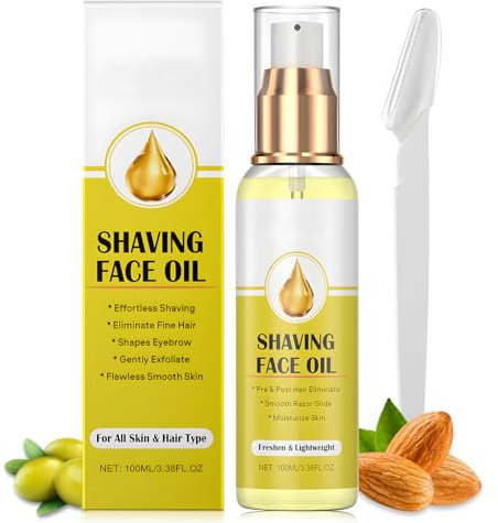 RasieröL, Rasierschaum Damen, BartöL RasieröL Herren mit Rasierer Macht Das Haar Vor Der Rasur Weich Schmiert Die Haut, Spendet Feuchtigkeit und SchüTzt Die Haut für Ganzen KöRper 100ml