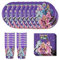 Anila's Party Set Monster High, 52-Piece Set, Plates, Cups, Napkins, Disposable Tableware, Tableware Set.